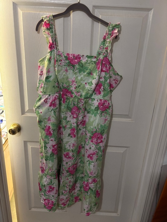 torrid Dresses & Skirts - TORRID 2 Pink & Green Floral Sundress A101 b